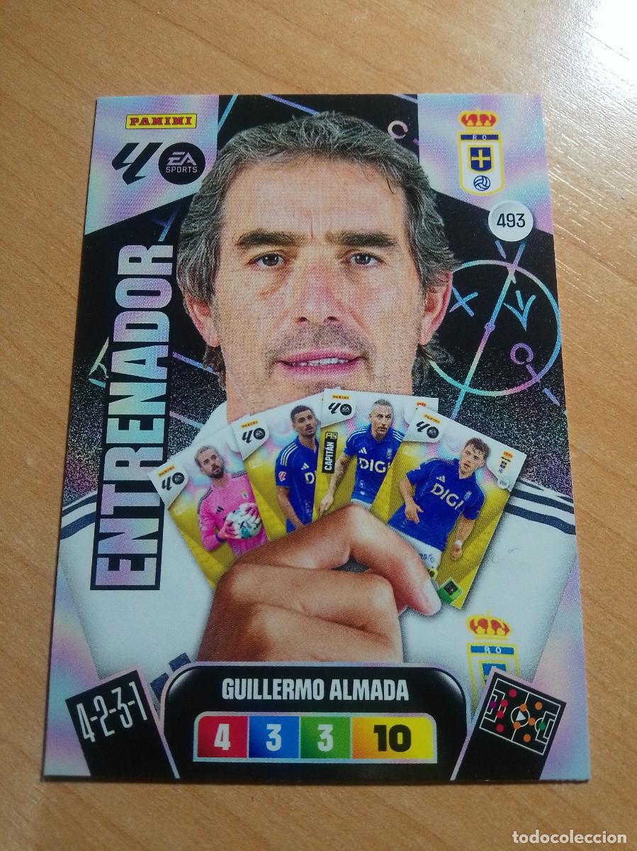 Cromos de F&uacute;tbol: 493 ALMADA ENTRENADOR DEL OVIEDO 25 26 ADRENALYN XL 2025 2026