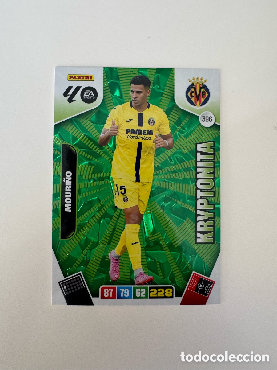 Cromos de F&uacute;tbol: PANINI ADRENALYN XL LIGA EA SPORTS 2025-2026 25-26 &ndash; KRYPTONITA &ndash; C&eacute;sar Mouri&ntilde;o Villarreal CF N&ordm; 396