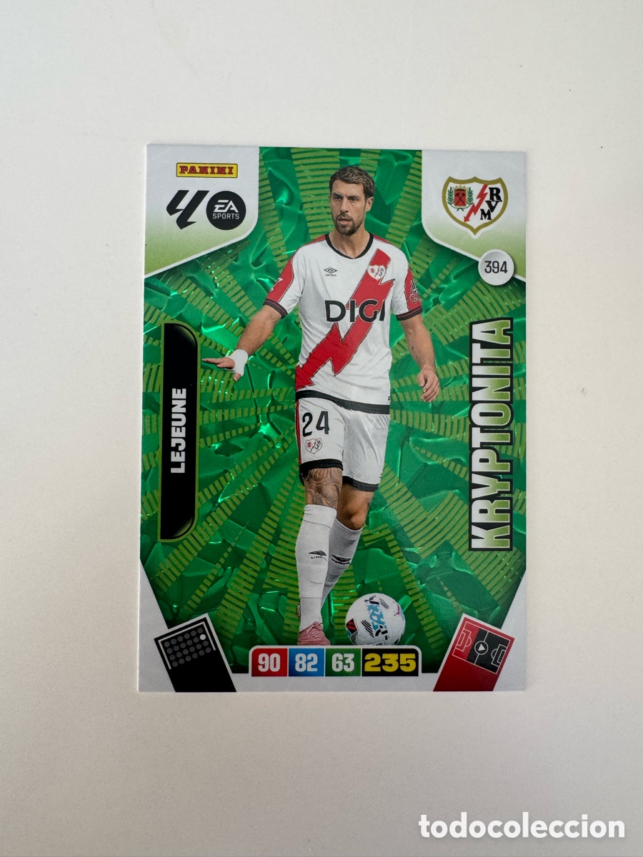 Cromos de F&uacute;tbol: PANINI ADRENALYN XL LIGA EA SPORTS 2025-2026 25-26 &ndash; KRYPTONITA &ndash; Lejeune Rayo Vallecano N&ordm; 394