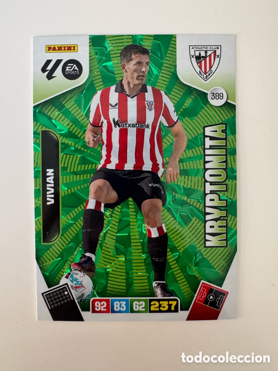 Cromos de F&uacute;tbol: PANINI ADRENALYN XL LIGA EA SPORTS 2025-2026 25-26 &ndash; KRYPTONITA &ndash; Dani Vivian Athletic Club N&ordm; 389
