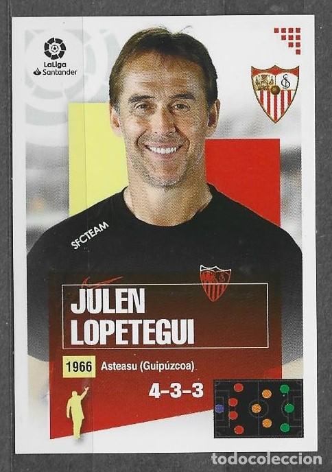 Cromos de F&uacute;tbol: Liga este 20/21 - Julen Lopetegui - N&ordm; 1 - Villarreal C.F.