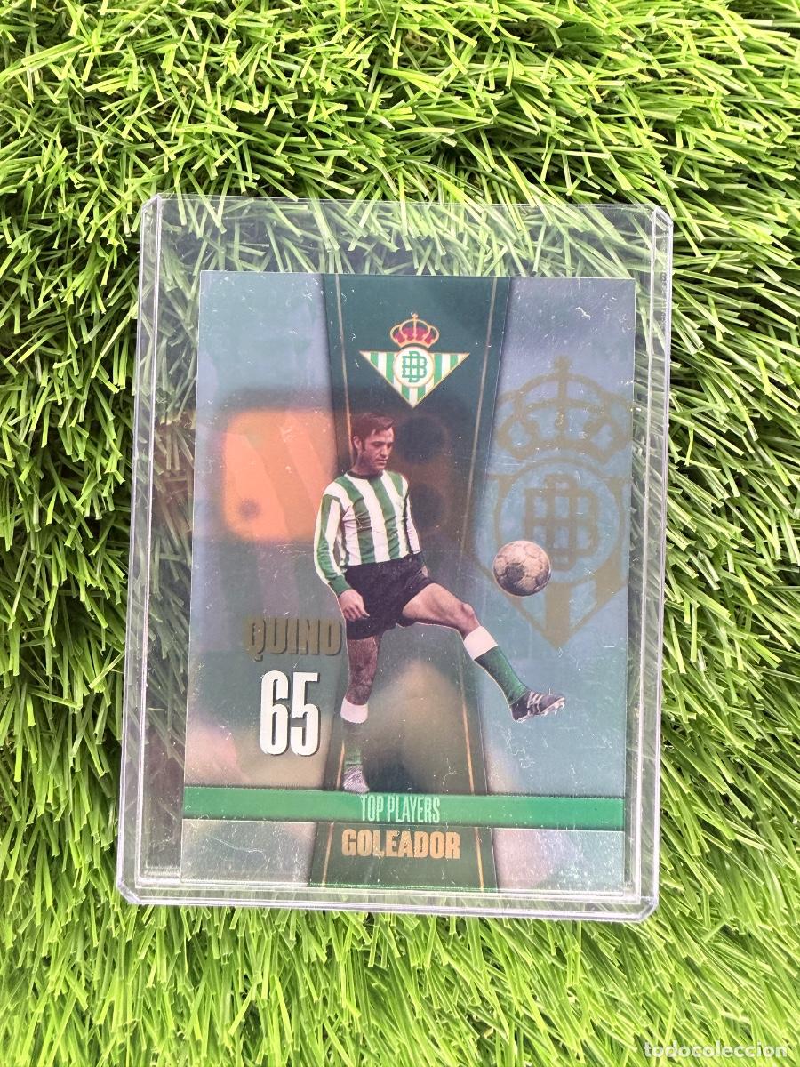 Cromos de F&uacute;tbol: N&ordm; MC-12 Quino Sierra Top Goals Mundicromo 2023 Real Betis La Vida en Verde