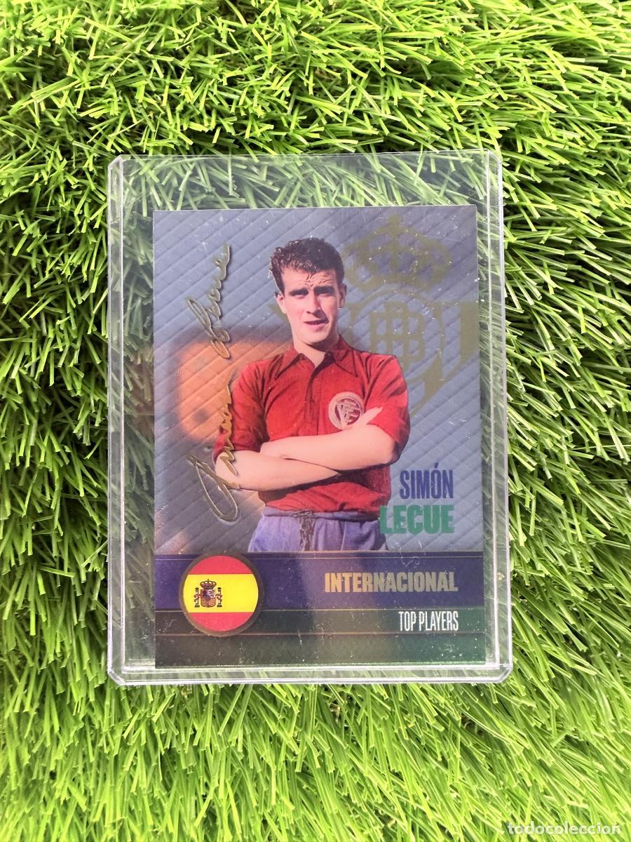 Cromos de F&uacute;tbol: N&ordm; MC-18 Sim&oacute;n Lecue Top Internationals Mundicromo 2023 Real Betis La Vida en Verde