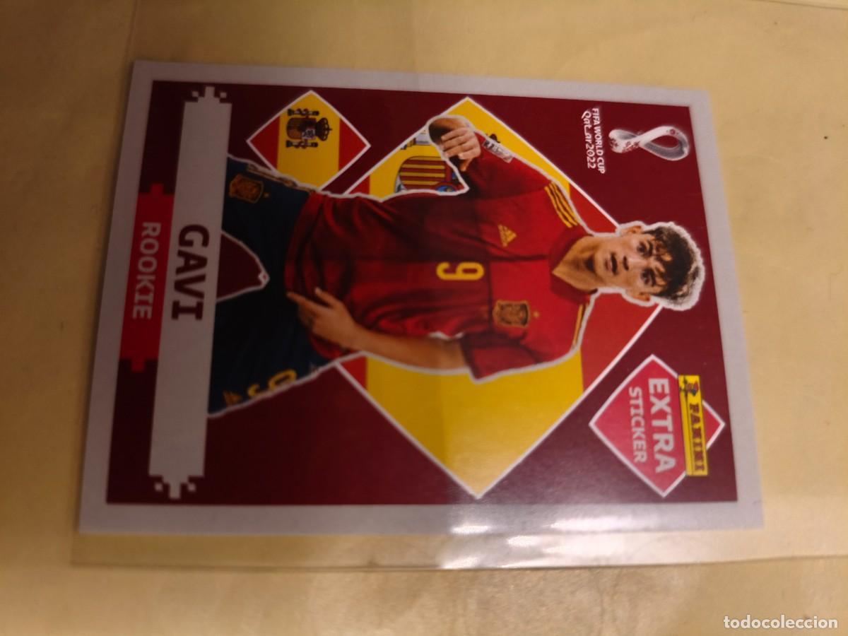 Cromos de Futebol: Gavi Extra sticker ROOKIE Mundial Qatar 2022.