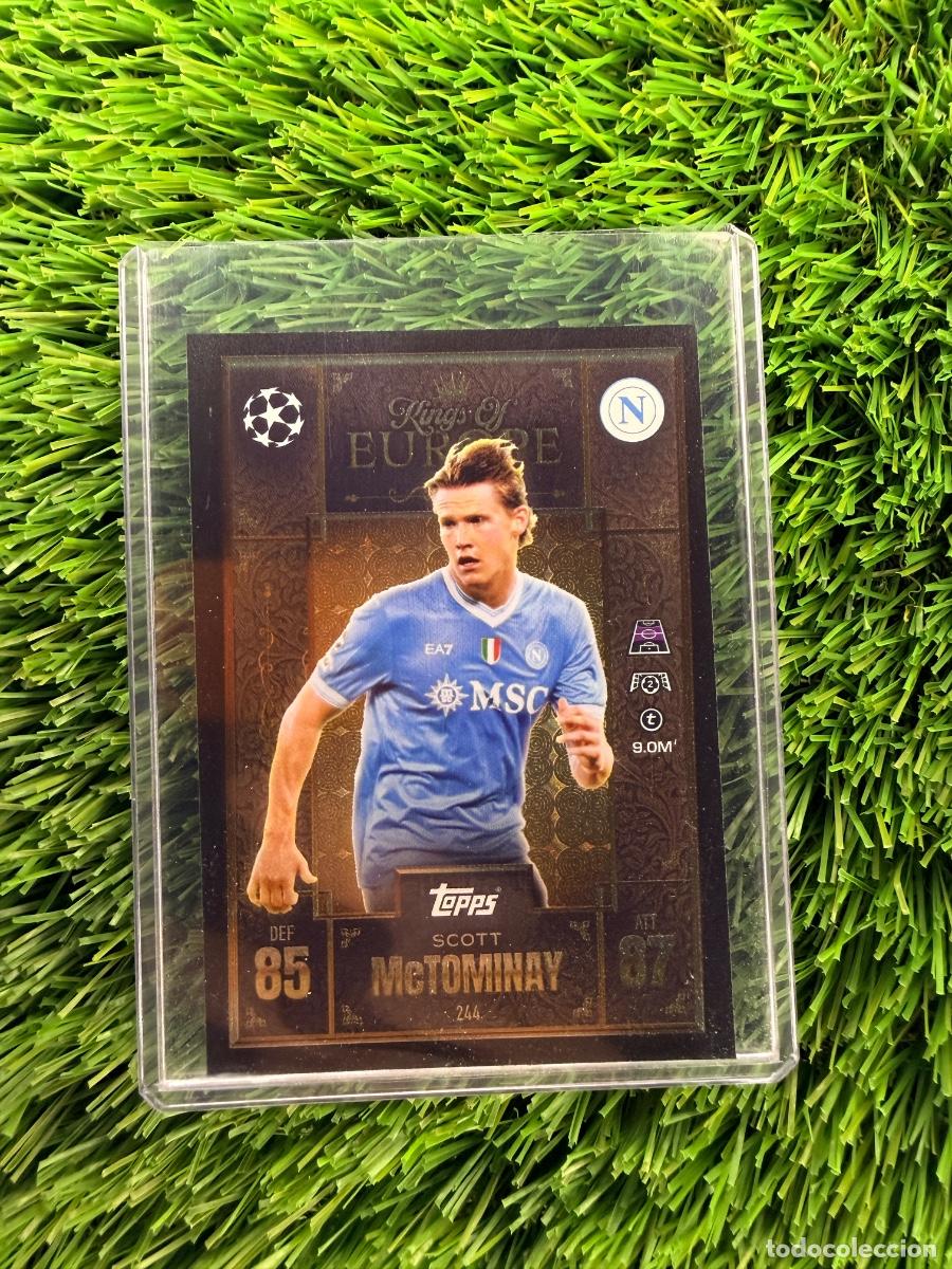 Cromos de F&uacute;tbol: N&ordm; 244 Scott McTominay Kings of Europe N&aacute;poles Match Attax Extra 25 26