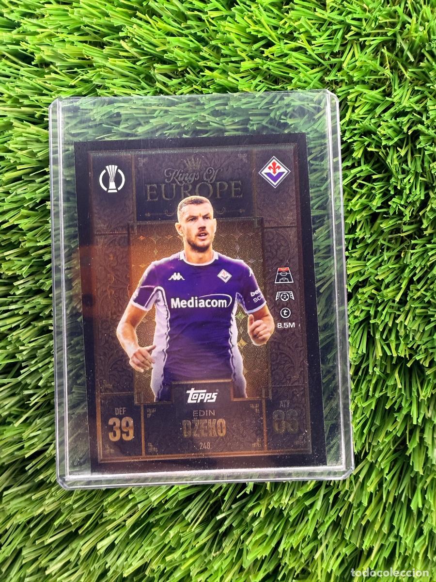 Cromos de F&uacute;tbol: N&ordm; 248 Edin Dzeko Kings of Europe Fiorentina Match Attax Extra 25 26
