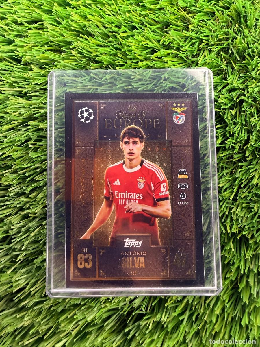 Cromos de F&uacute;tbol: N&ordm; 250 Ant&oacute;nio Silva Kings of Europe SL Benfica Match Attax Extra 25 26