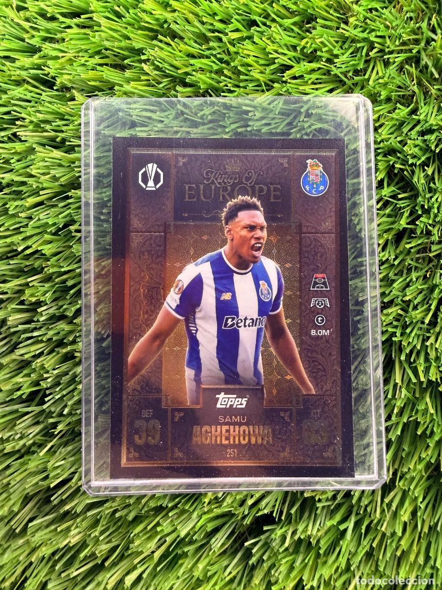 Cromos de F&uacute;tbol: N&ordm; 251 Samu Aghehowa Kings of Europe Oporto Match Attax Extra 25 26