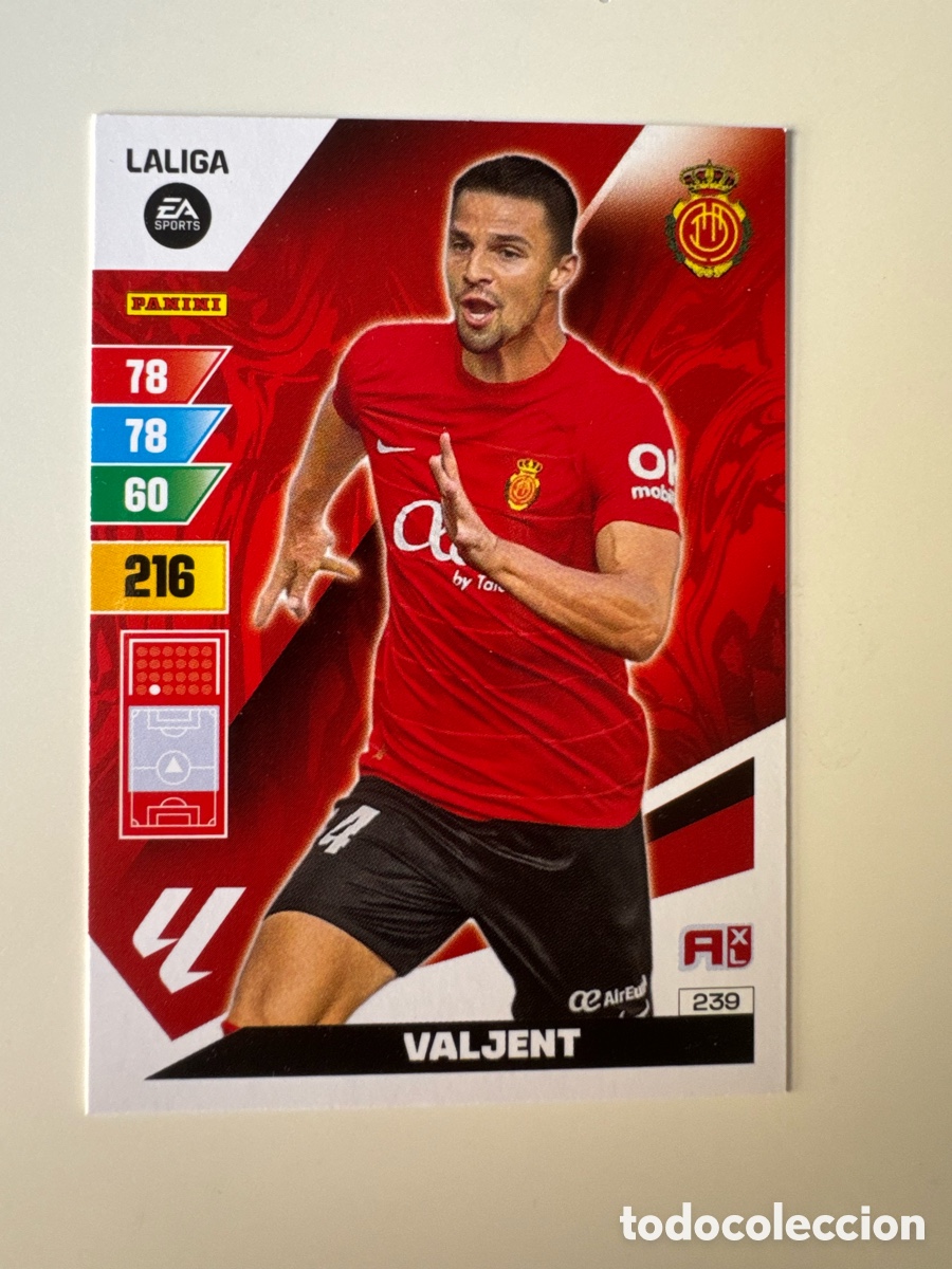 Cromos de F&uacute;tbol: PANINI ADRENALYN XL LIGA EA SPORTS 2023-2024 23-24 &ndash; Valjent RCD Mallorca N&ordm; 239