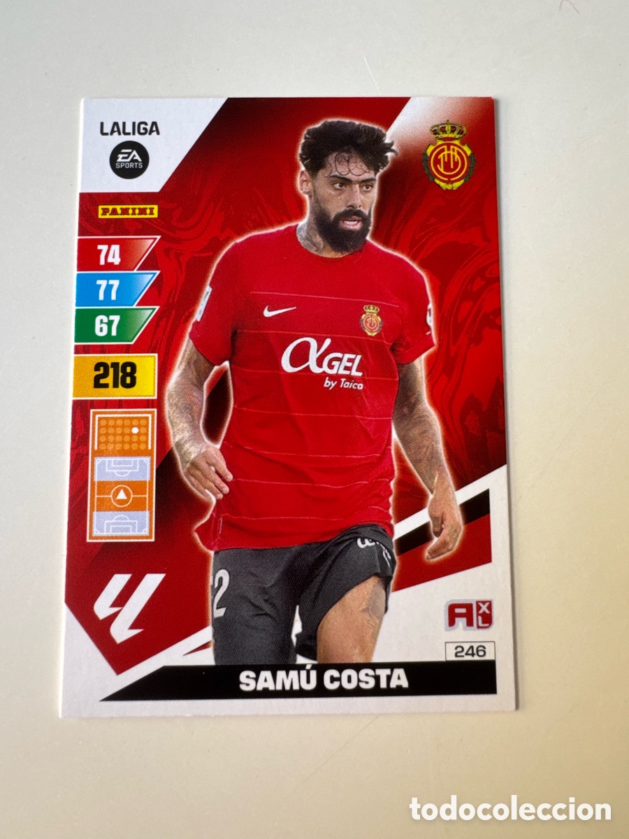 Cromos de F&uacute;tbol: PANINI ADRENALYN XL LIGA EA SPORTS 2023-2024 23-24 &ndash; Sam&uacute; Costa RCD Mallorca N&ordm; 246
