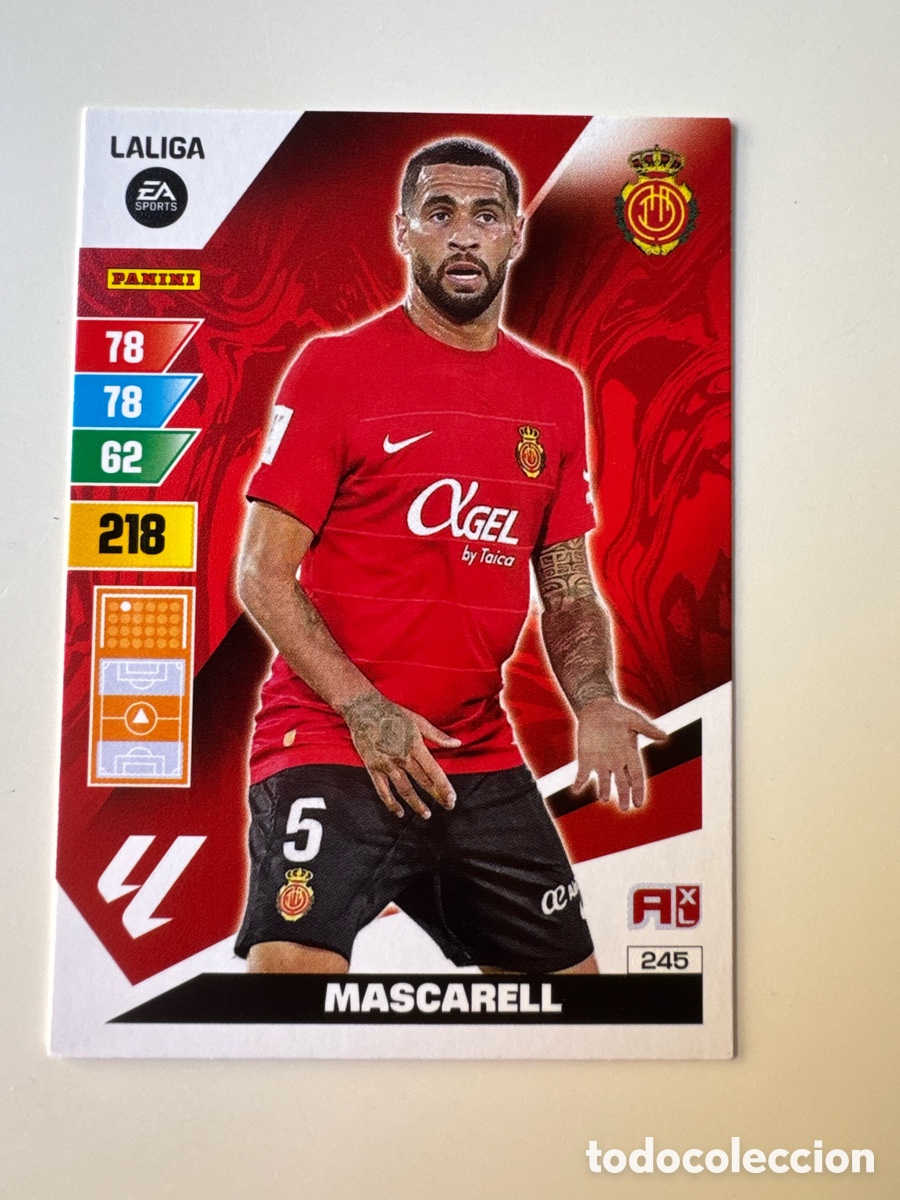 Cromos de F&uacute;tbol: PANINI ADRENALYN XL LIGA EA SPORTS 2023-2024 23-24 &ndash; Omar Mascarell RCD Mallorca N&ordm; 245