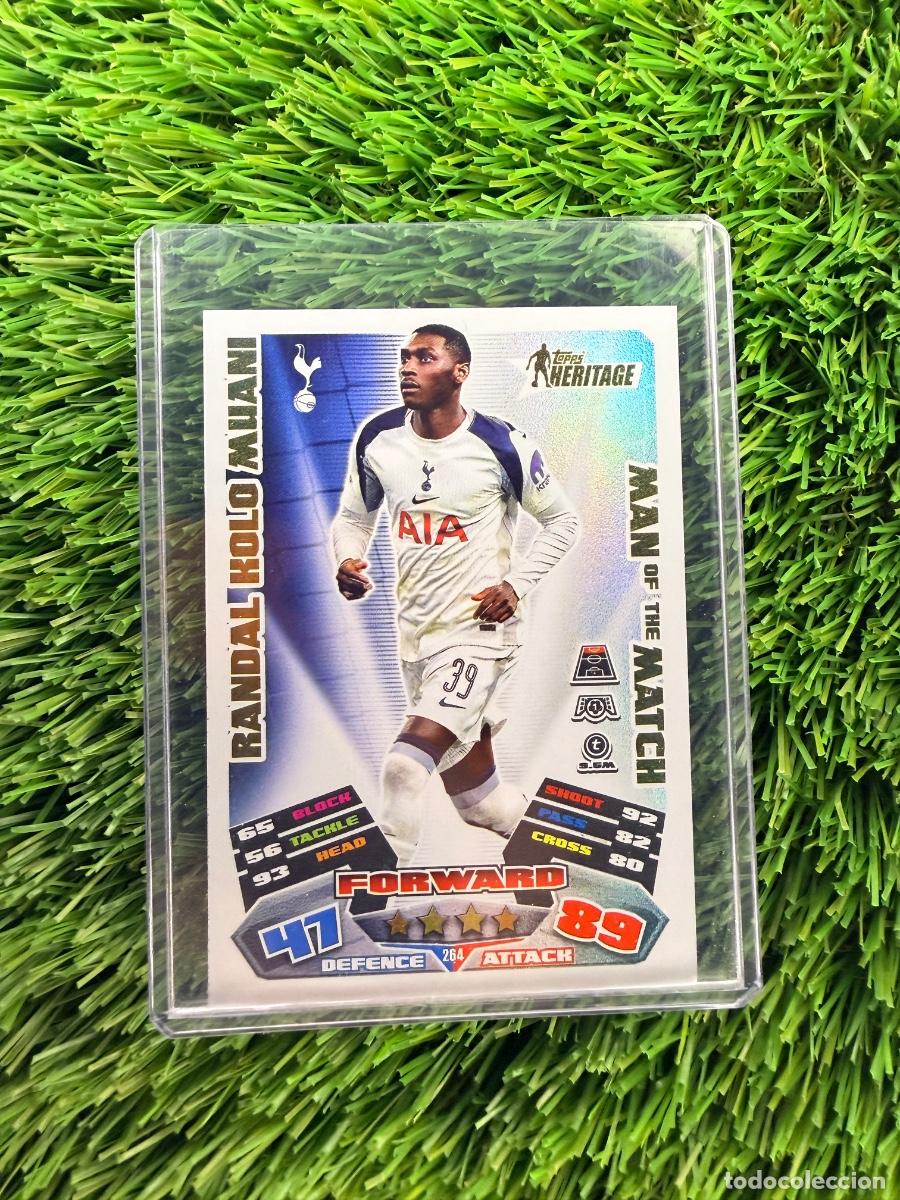 Cromos de Futebol: N&ordm; 264 Randal Kolo Muani Man of the Match Heritage Tottenham Hotspur Match Attax Extra 25 26