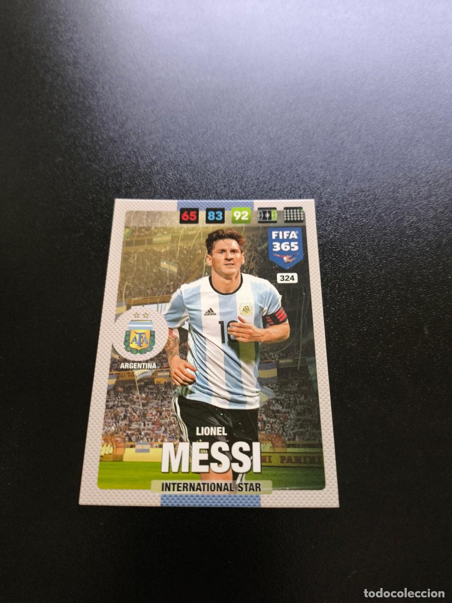 Cromos de Futebol: 324 MESSI INTERNATIONAL STAR BARCELONA ARGENTINA PANINI ADRENALYN XL FIFA 365 2016 2017 16 17 N