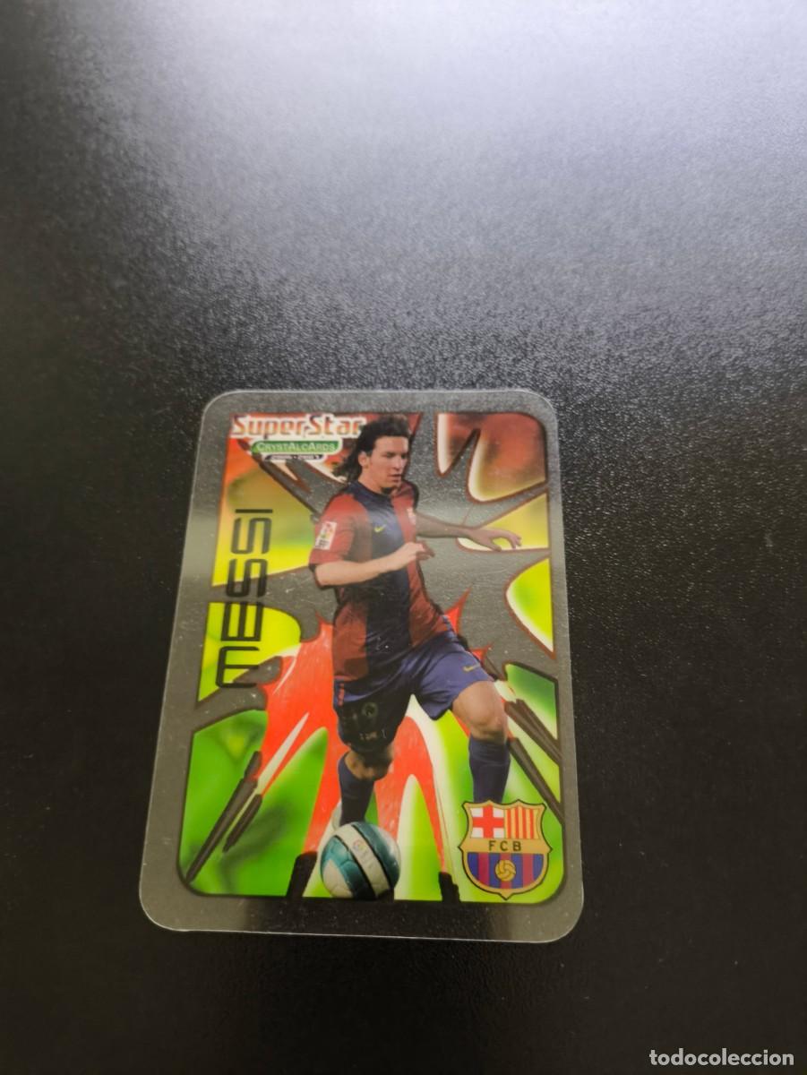 Cromos de Futebol: 378 MESSI BARCELONA BAR&Ccedil;A CROMO LIGA CRYSTALCARDS 2006 2007 TARJETA MUNDICROMO 06 07 NO PANINI ESTE