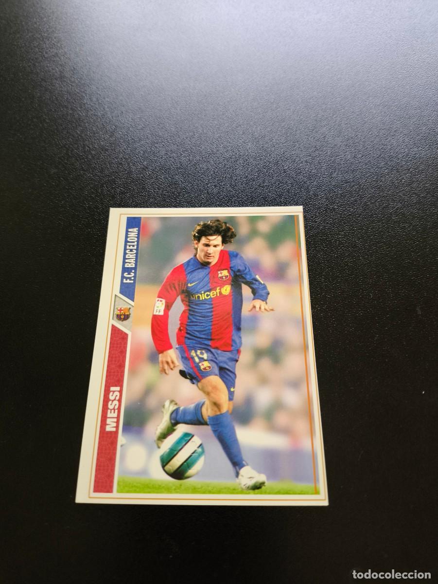 Cromos de F&uacute;tbol: 47 LIONEL MESSI F.C. BARCELONA MUNDICROMO FICHAS LIGA FUTBOL 2007 2008 07 08 NO PANINI LIGA ESTE