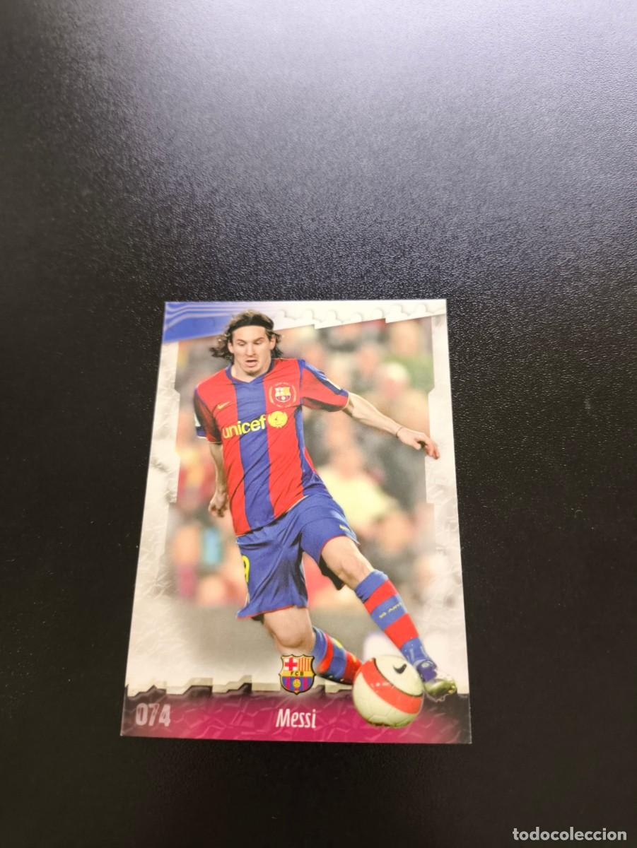 Cromos de F&uacute;tbol: MESSI FICHAS QUIZ 2008 2009 08 09 ALBUM MUNDICROMO LIGA N 74 BARCELONA NO PANINI LIGA ESTE 2 DIGITOS
