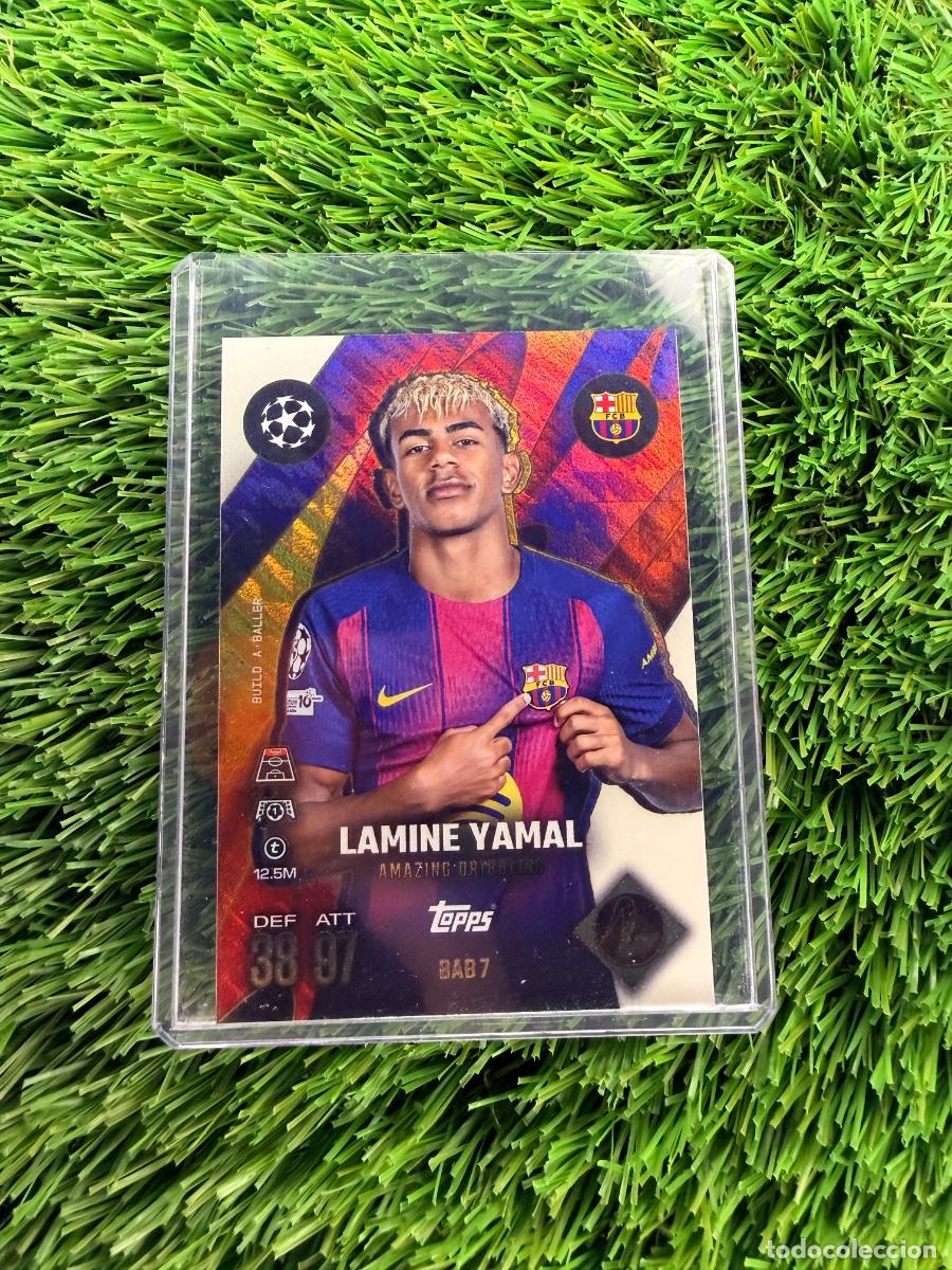 Cromos de F&uacute;tbol: N&ordm; BAB7 Lamine Yamal Build a Baller Ultimate Baller FC Barcelona Match Attax Extra 25 26