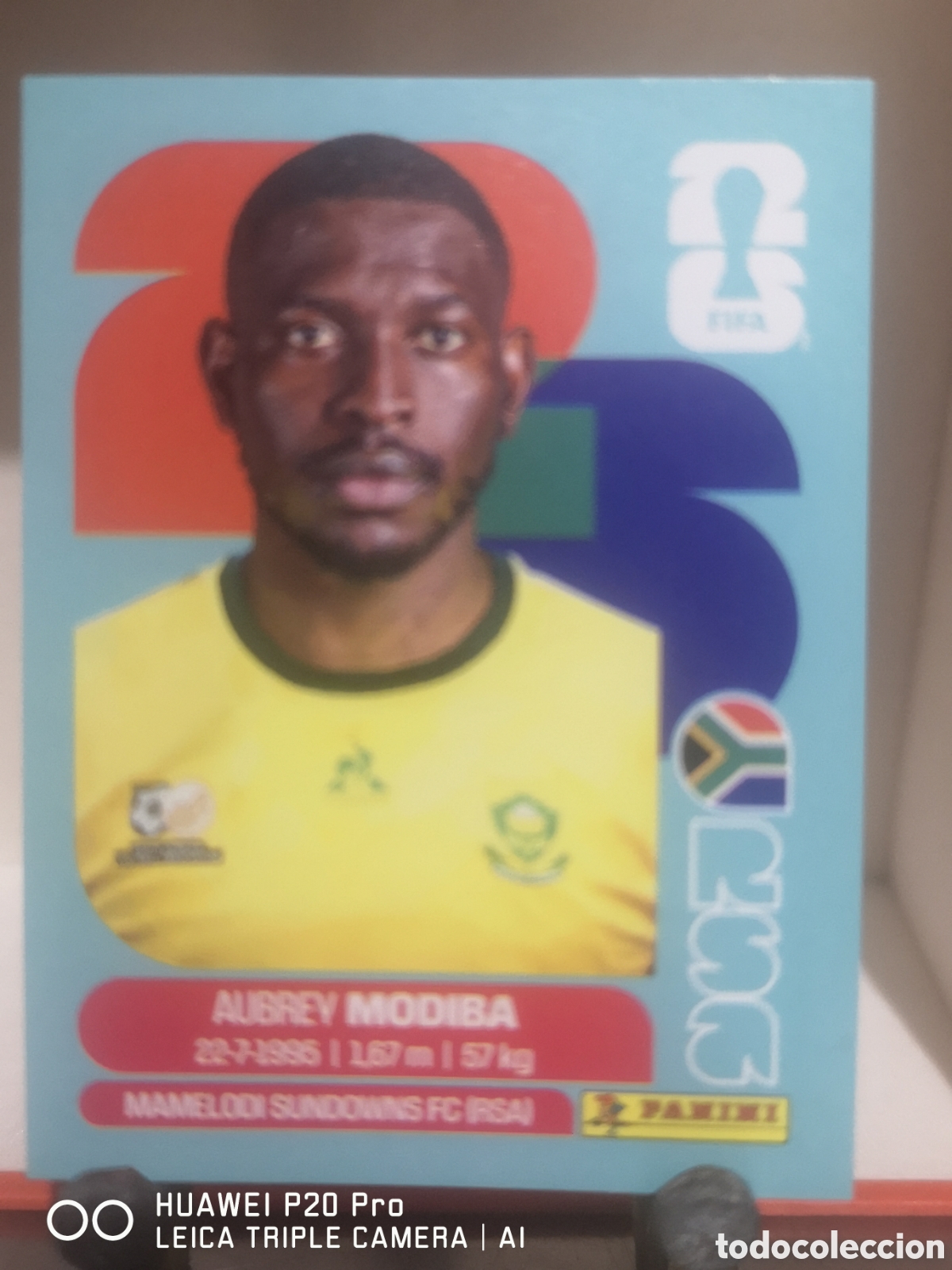 Cartes &agrave; collectionner de Football: FIFA WORLD CUP MUNDIAL 2026 MODIBA - RSA 4