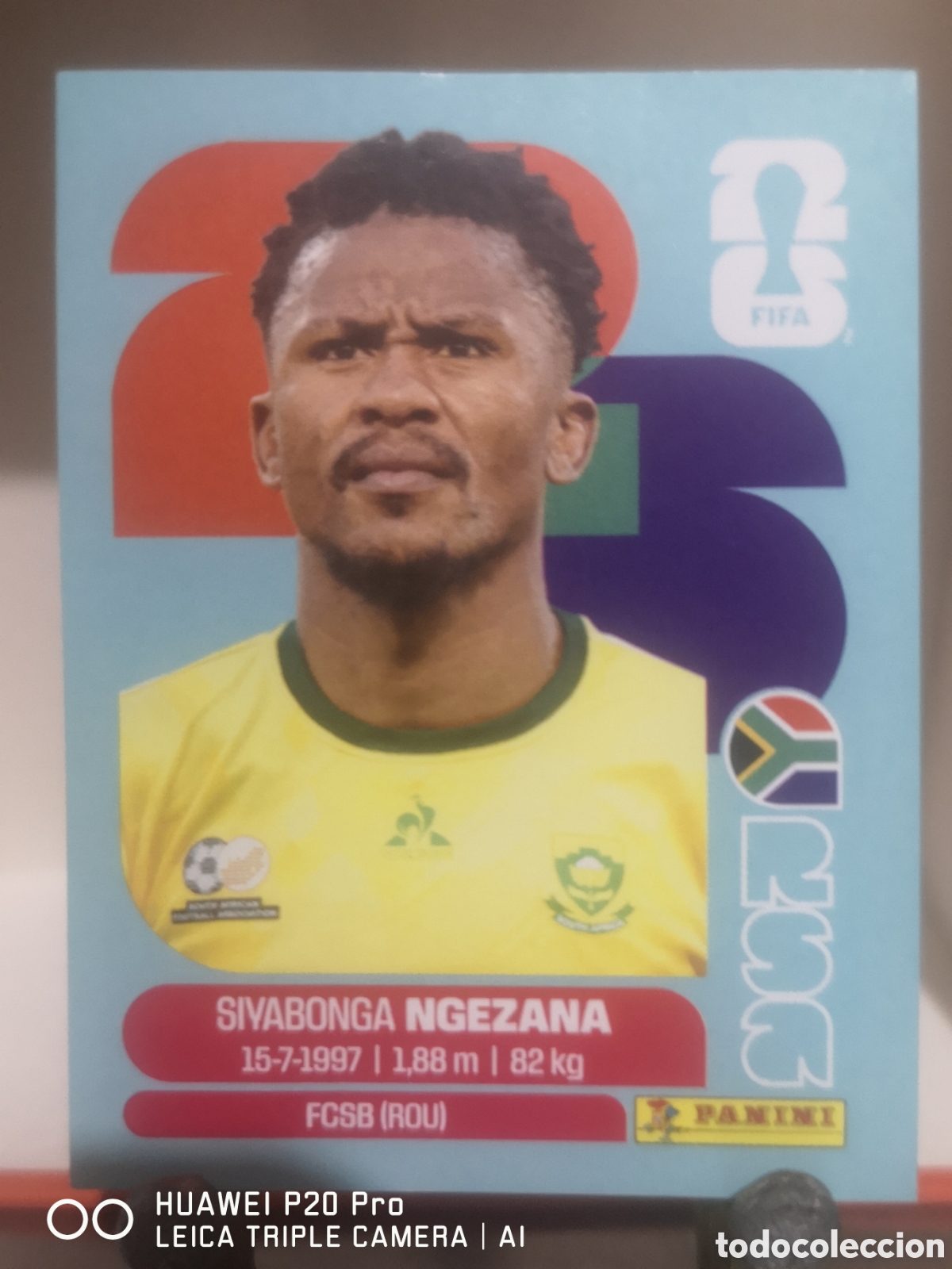 Cartes &agrave; collectionner de Football: FIFA WORLD CUP MUNDIAL 2026 NGEZANA - RSA 8