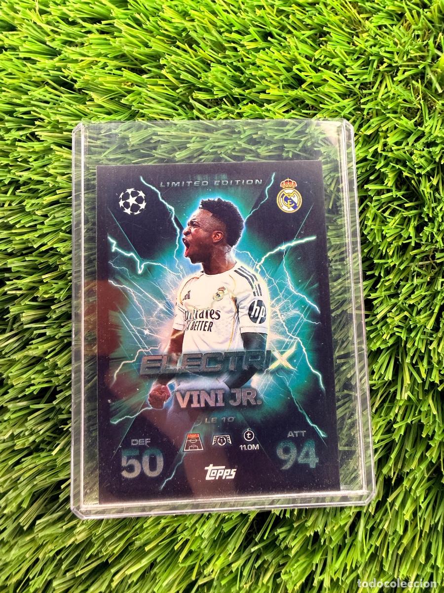 Cartes &agrave; collectionner de Football: N&ordm; LE10 Vin&iacute;cius Jr Limited Edition ElectriX Real Madrid CF Match Attax Extra 25 26