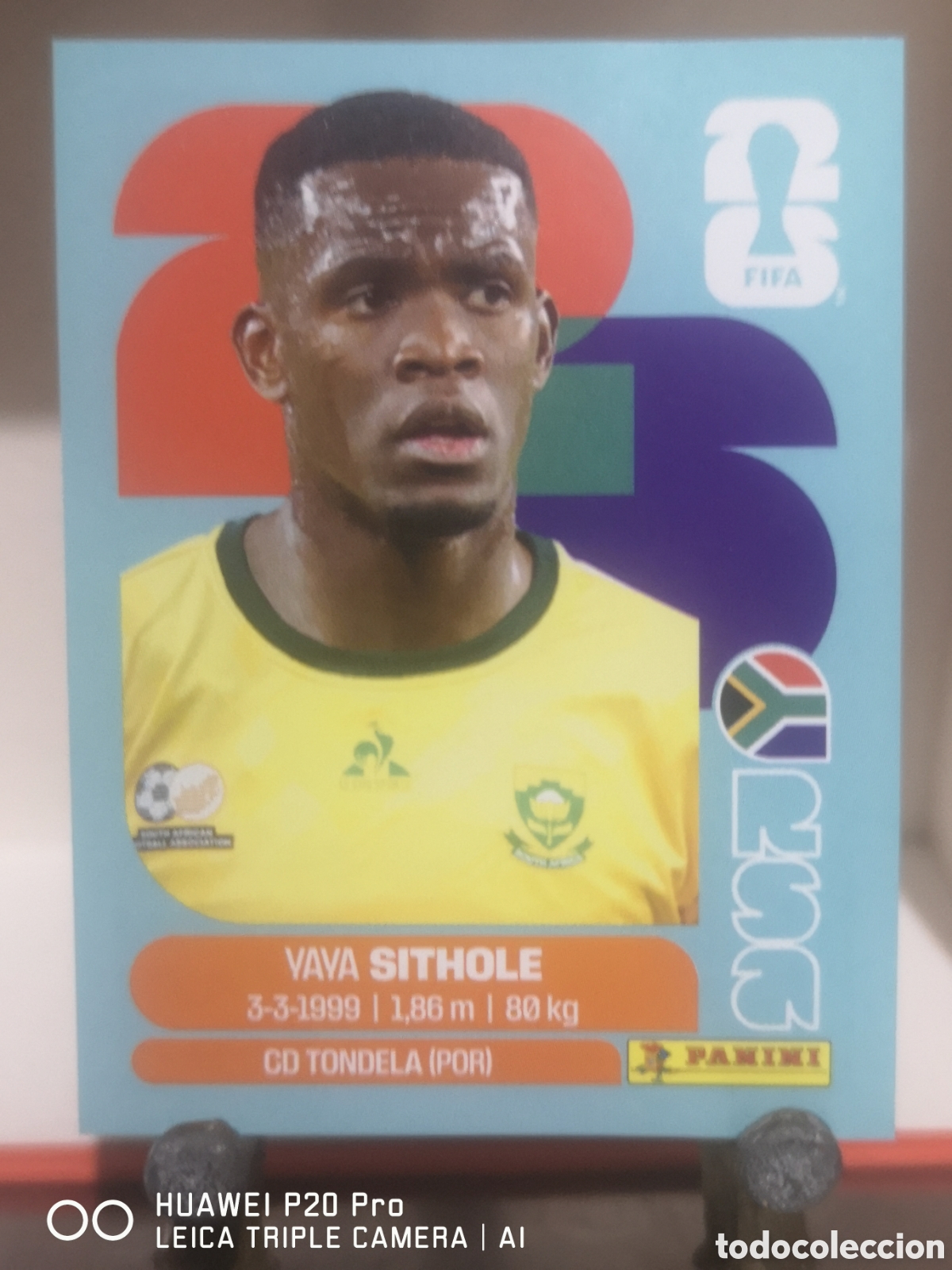 Cromos de F&uacute;tbol: FIFA WORLD CUP MUNDIAL 2026 SITHOLE - RSA 15