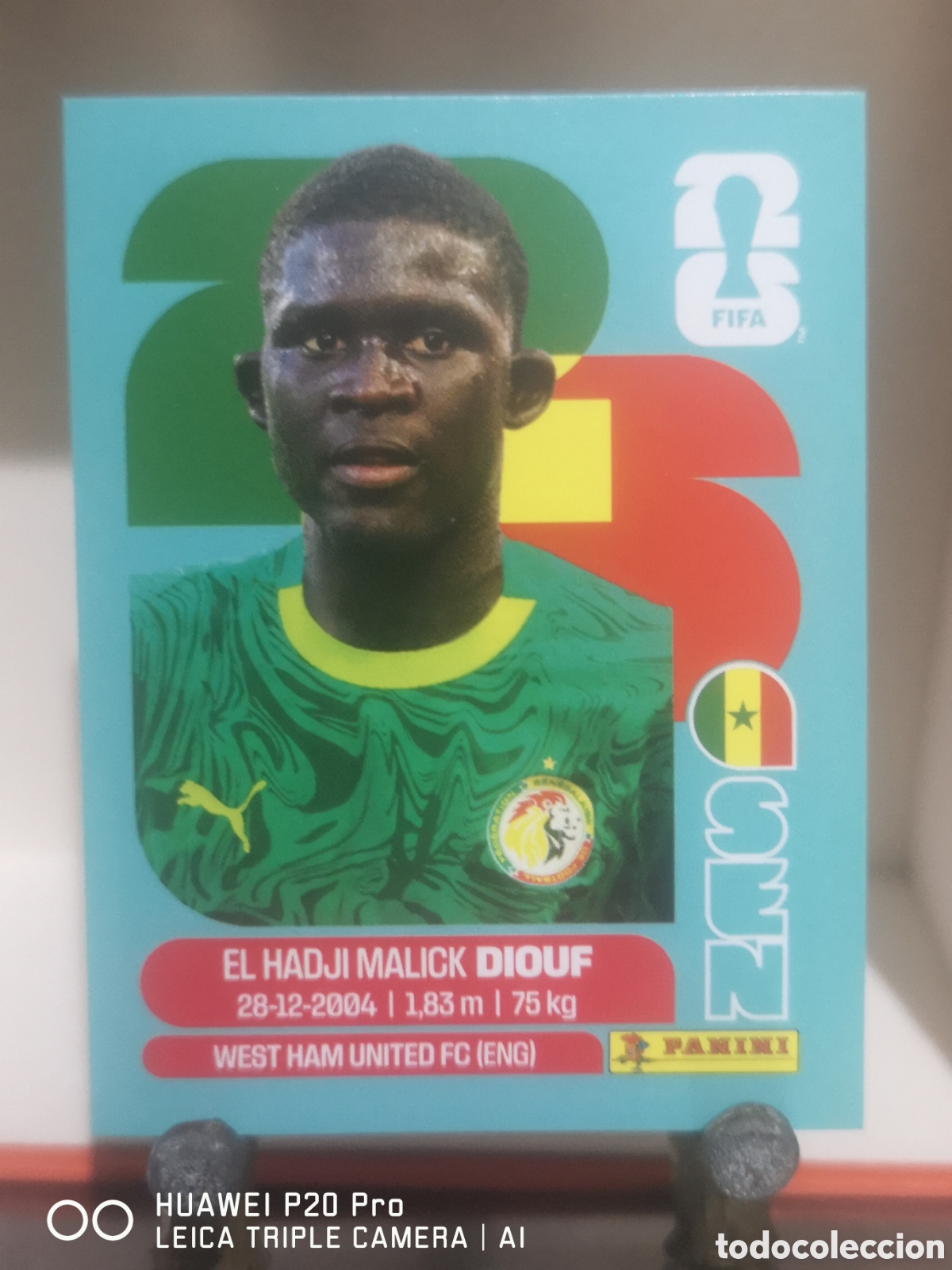 Fu&szlig;ball-Sticker: FIFA WORLD CUP MUNDIAL 2026 DIOUF - SEN 7
