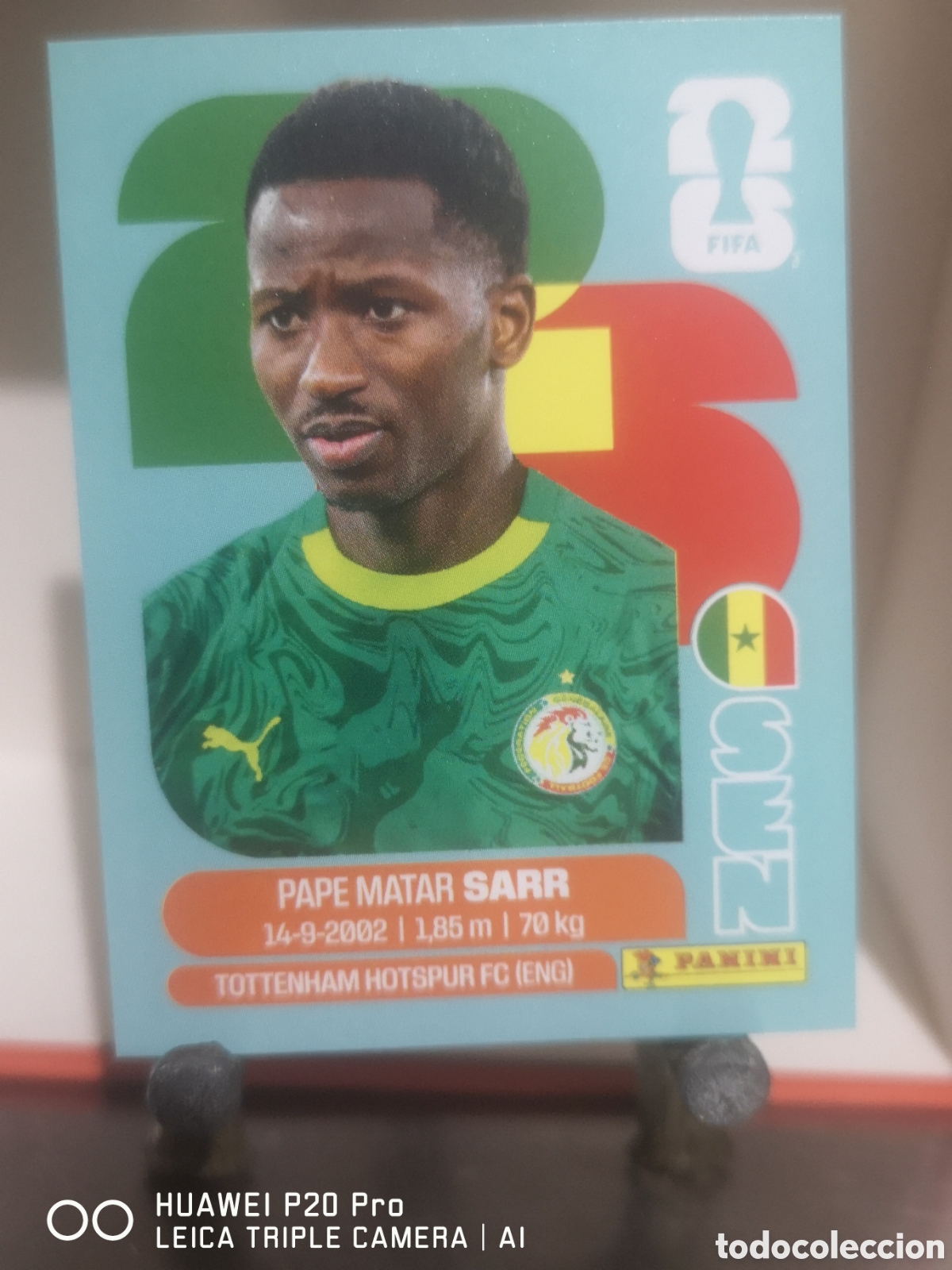Fu&szlig;ball-Sticker: FIFA WORLD CUP MUNDIAL 2026 SARR - SEN 10