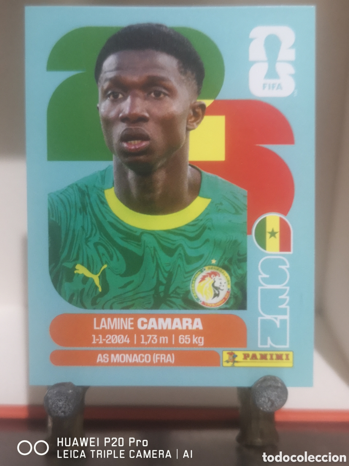 Fu&szlig;ball-Sticker: FIFA WORLD CUP MUNDIAL 2026 CAMARA - SEN 14