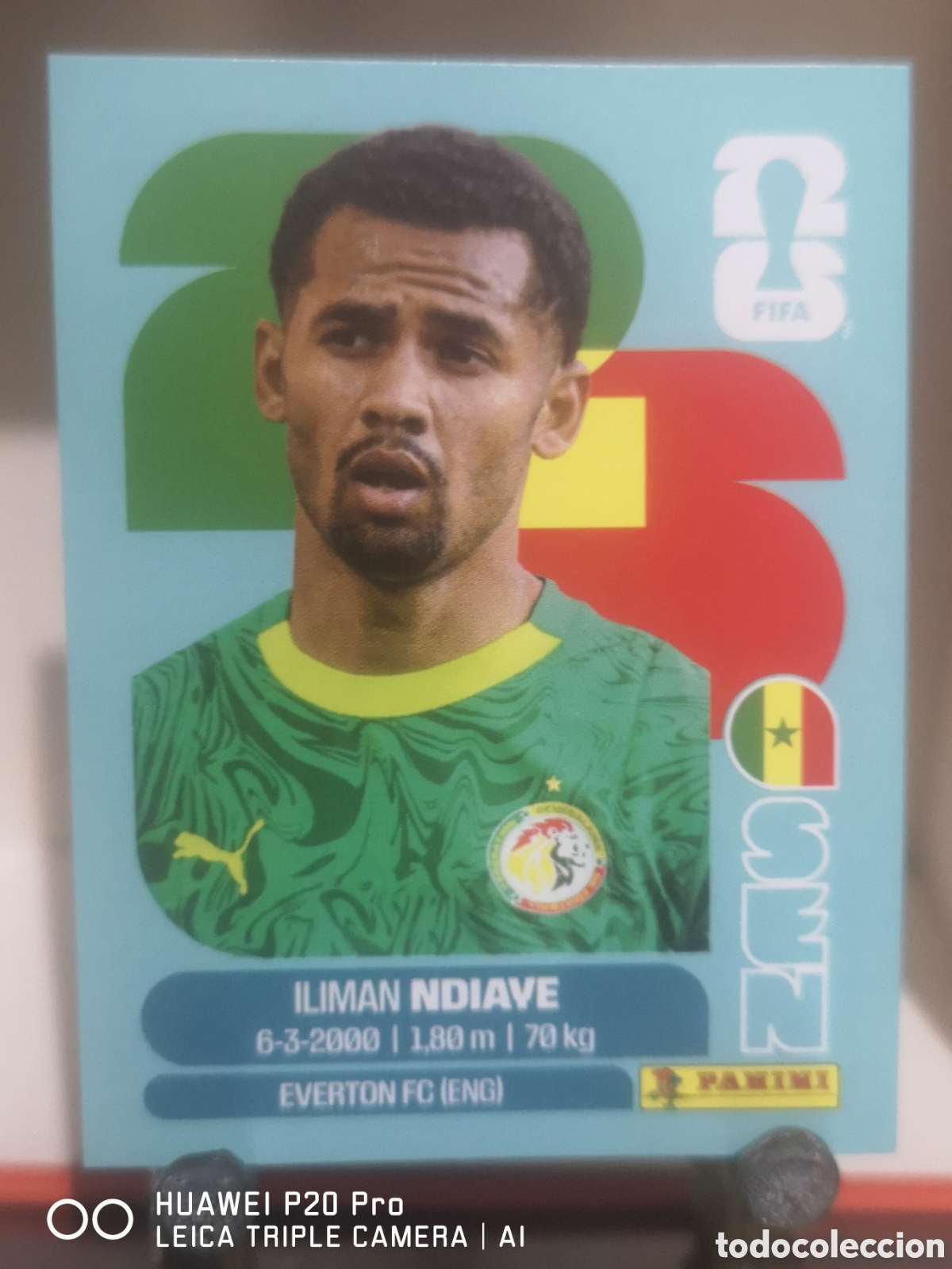 Fu&szlig;ball-Sticker: FIFA WORLD CUP MUNDIAL 2026 ILIMAN NDIAYE - SEN 18