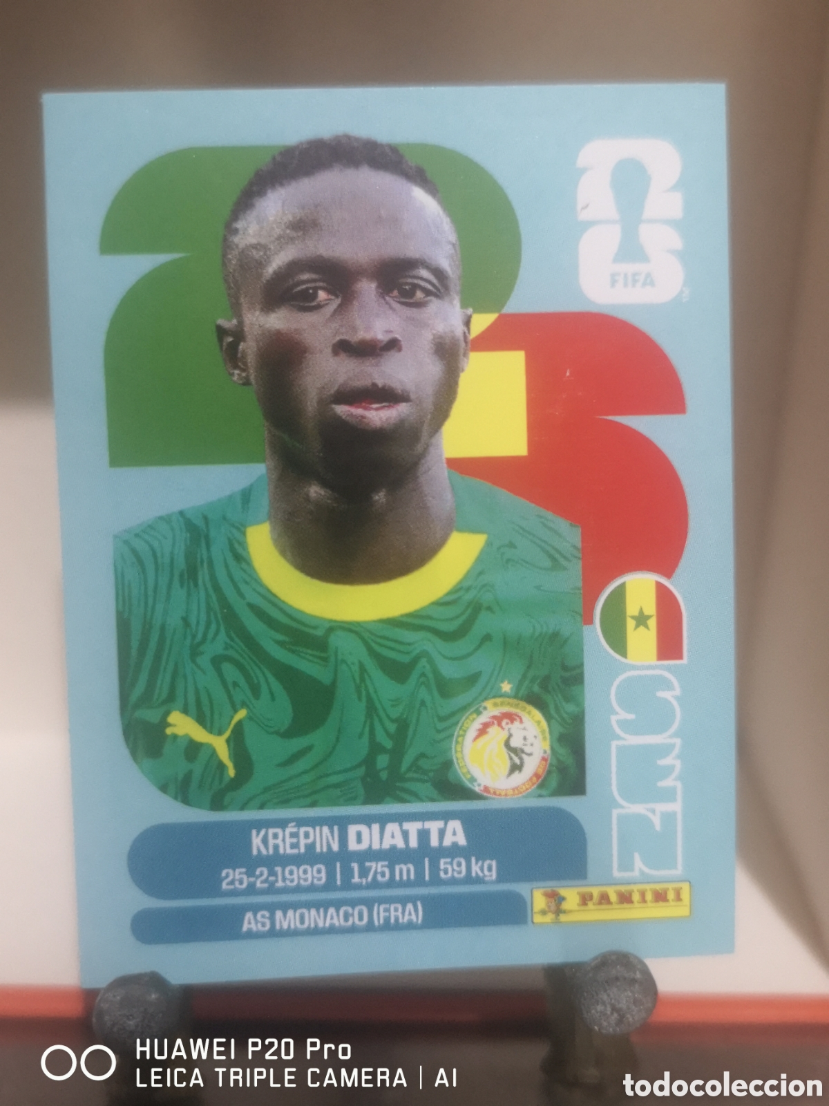 Fu&szlig;ball-Sticker: FIFA WORLD CUP MUNDIAL 2026 KREPIN DIATTA - SEN 20