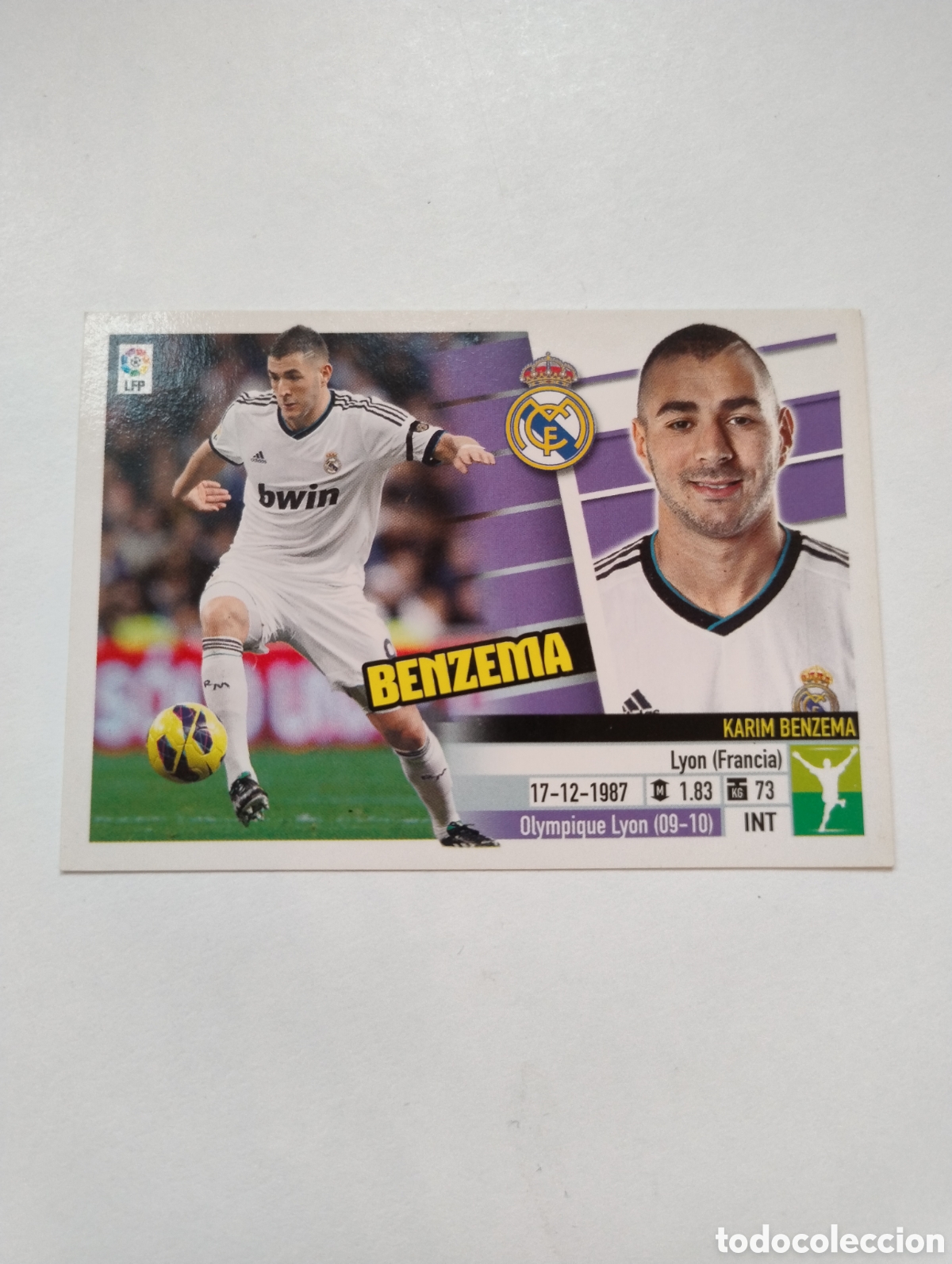 Fu&szlig;ball-Sticker: 16 A - Benzema - Real Madrid - Liga Este 2013 - 2014
