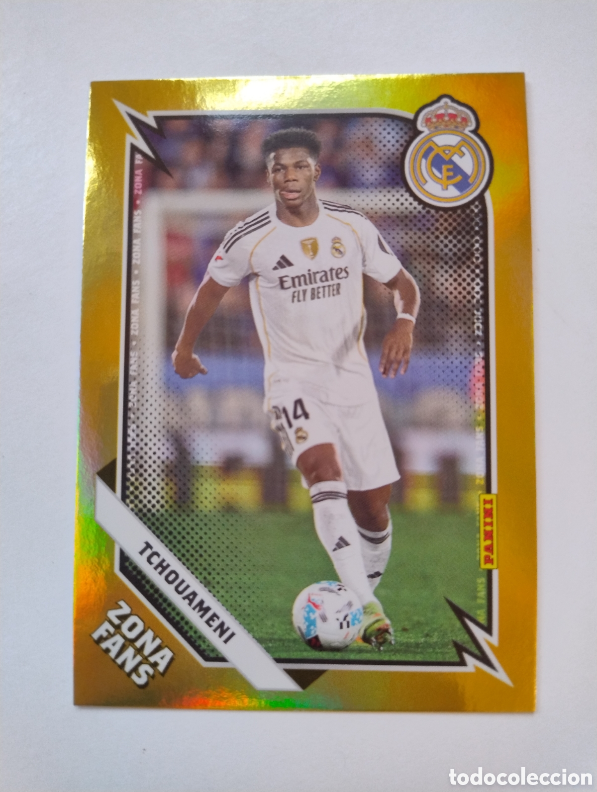 Football Stickers: KO 36 - Tchouameni - Real Madrid - Panini Club 2026 Zona Fans Paralela