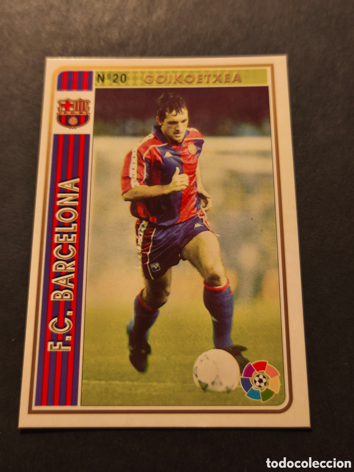 Cromos de Futebol: 20 GOIKOETXEA FC BARCELONA MUNDICROMO LAS FICHAS DE LA LIGA 1994-1995