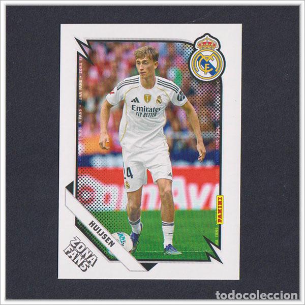 Cartes &agrave; collectionner de Football: PANINI CLUB 2025 2026 25 26 REAL MADRID HUIJSEN 34 ZONA FANS LIGA ALBUM COLECCI&Oacute;N F&Uacute;TBOL