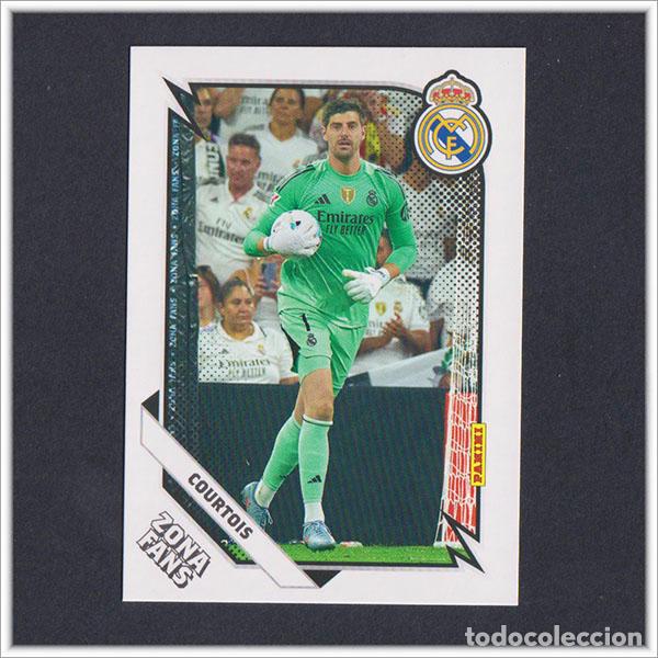 Figurine di Calcio: PANINI CLUB 2025 2026 25 26 REAL MADRID COURTOIS 30 ZONA FANS LIGA ALBUM COLECCI&Oacute;N F&Uacute;TBOL