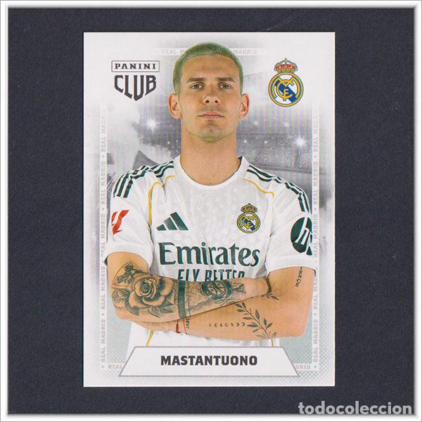 Figurine di Calcio: PANINI CLUB 2025 2026 25 26 REAL MADRID MASTANTUONO 25 COLECCI&Oacute;N ALBUM LIGA F&Uacute;TBOL