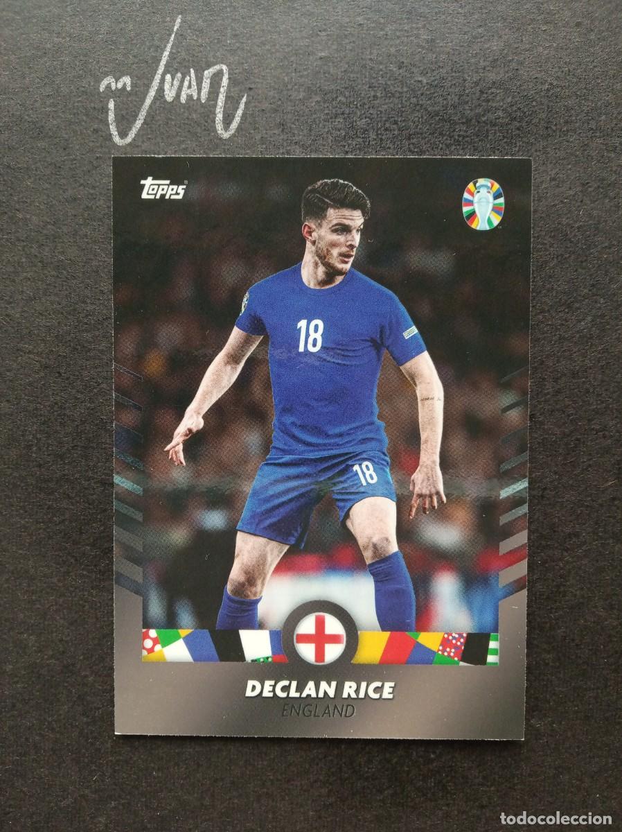 Cromos de F&uacute;tbol: DECLAN RICE ⚽ Inglaterra ⚽ ARSENAL Topps Mourinho Curated Set EURO 2024 Alemania 23 24 adrenalyn