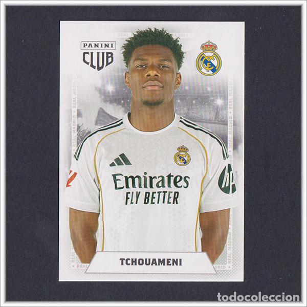 Figurine di Calcio: PANINI CLUB 2025 2026 25 26 REAL MADRID TCHOUAMENI 18 COLECCI&Oacute;N ALBUM LIGA F&Uacute;TBOL