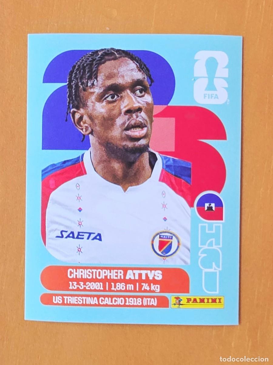 Figurine di Calcio: HAI 14 Christopher Attys, Hait&iacute;, Panini FIFA World Cup Mundial 2026 Sticker