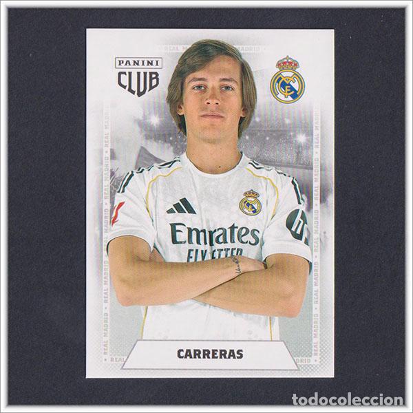Figurine di Calcio: PANINI CLUB 2025 2026 25 26 REAL MADRID CARRERAS 15 COLECCI&Oacute;N ALBUM LIGA F&Uacute;TBOL
