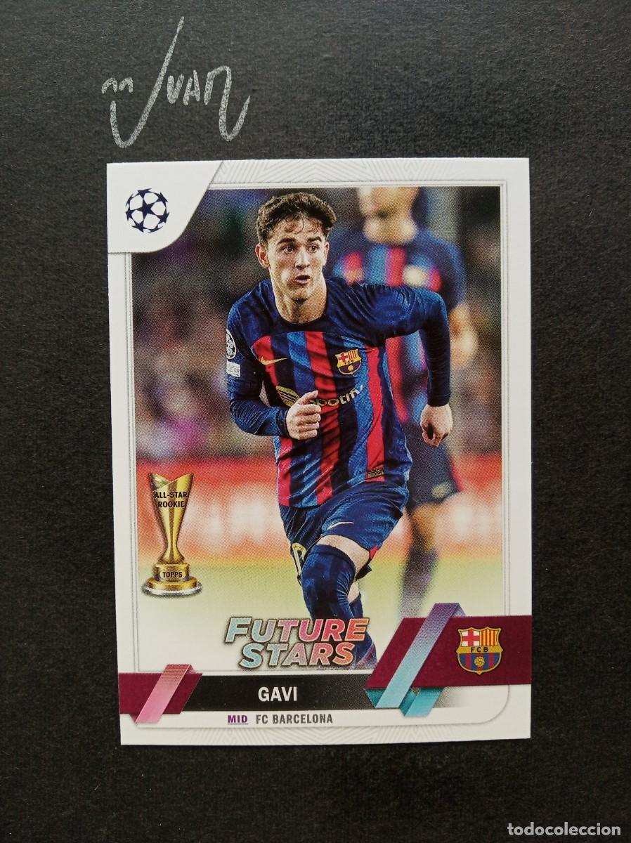 Cromos de F&uacute;tbol: N&ordm; 178 ALL STAR ROOKIE GAVI FC BARCELONA ESPA&Ntilde;A ⚽ TOPPS &reg; FLAGSHIP CHAMPIONS 2022 2023 22 23 NUEVO