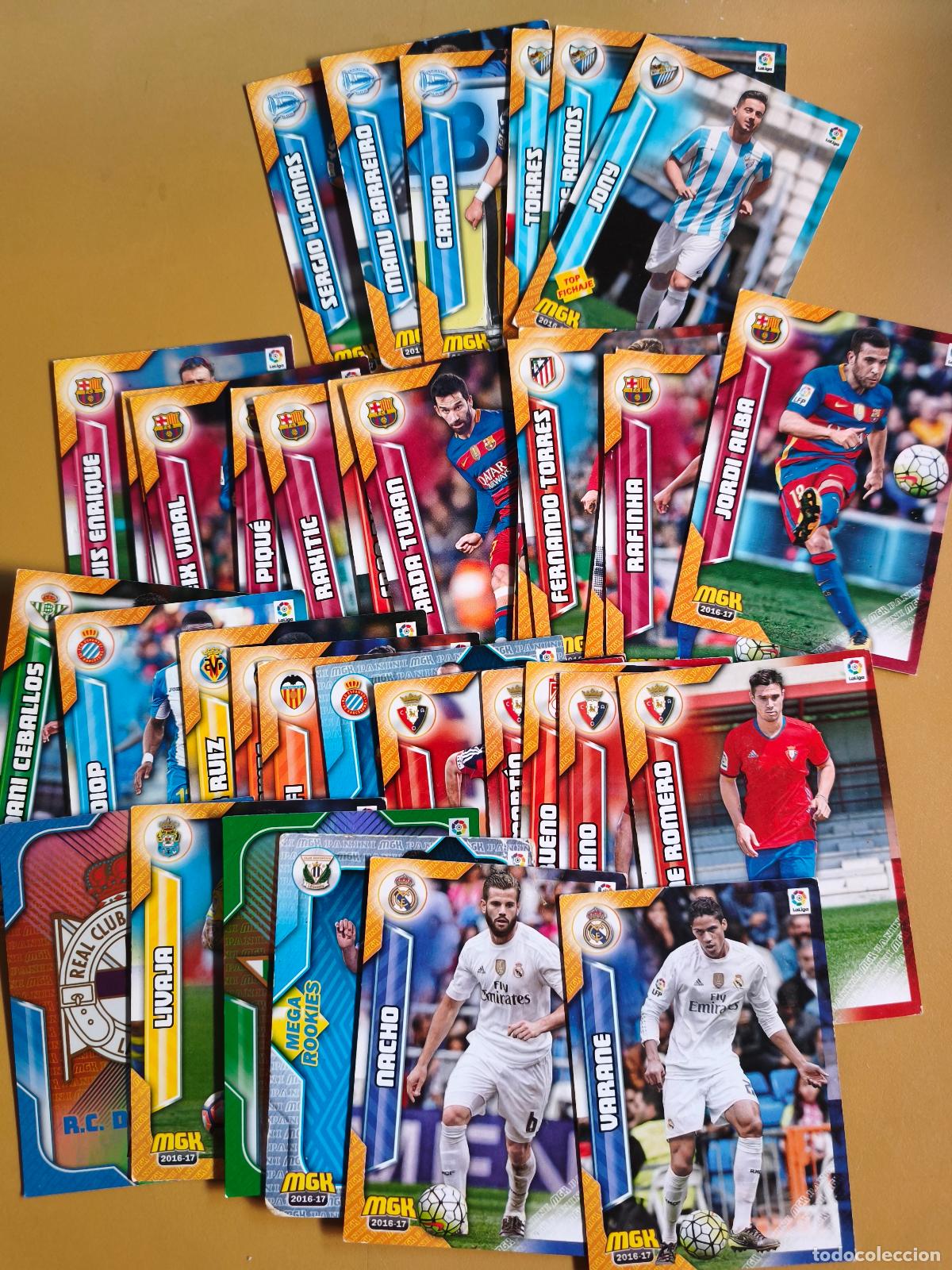 Cromos de Futebol: megacracks 2016 17 contiene 38 cromos