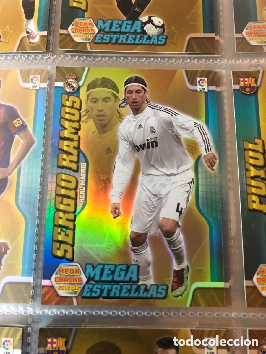 Figurine di Calcio: Megacracks 2010 2011 mega estrellas Sergio Ramos 365 real Madrid