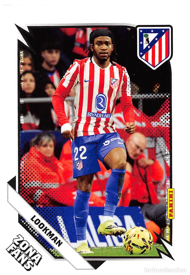 Figurine di Calcio: PANINI ATL&Eacute;TICO DE MADRID 25-26 2025-2026 #38 LOOKMAN (ZONA FANS BASE)