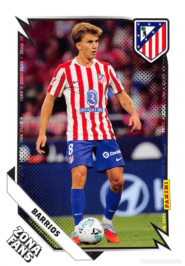 Figurine di Calcio: PANINI ATL&Eacute;TICO DE MADRID 25-26 2025-2026 #36 PABLO BARRIOS (ZONA FANS BASE)