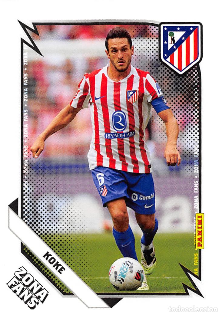 Figurine di Calcio: PANINI ATL&Eacute;TICO DE MADRID 25-26 2025-2026 #35 KOKE (ZONA FANS BASE)