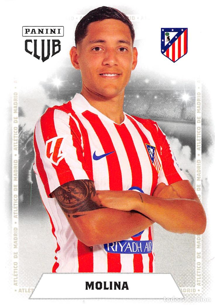 Football Stickers: PANINI ATL&Eacute;TICO DE MADRID 25-26 2025-2026 #9 MANUEL MOLINA (ADN BASE)
