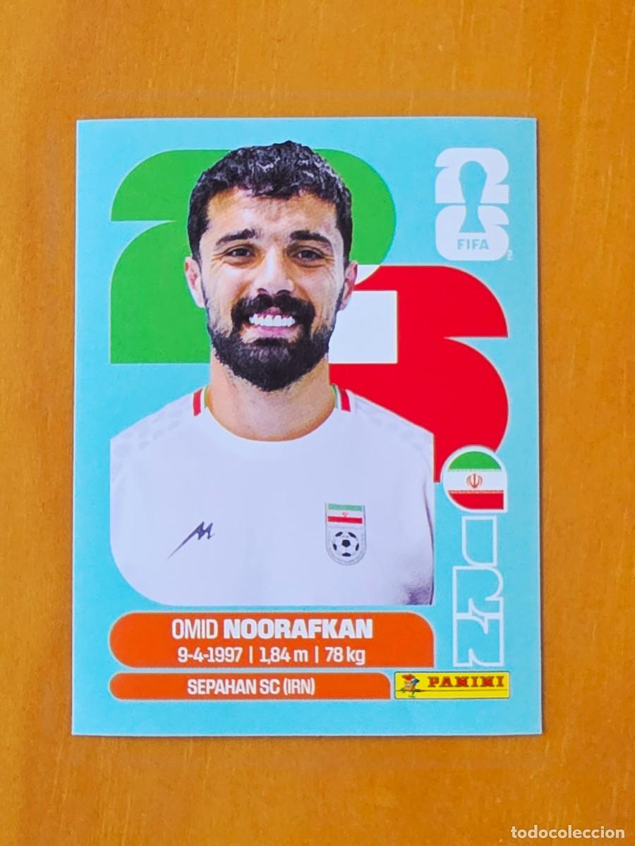 Cromos de Futebol: IRN 14 Omid Noorafkan, Rep&uacute;blica Isl&aacute;mica de Ir&aacute;n, Panini FIFA World Cup Mundial 2026 Sticker