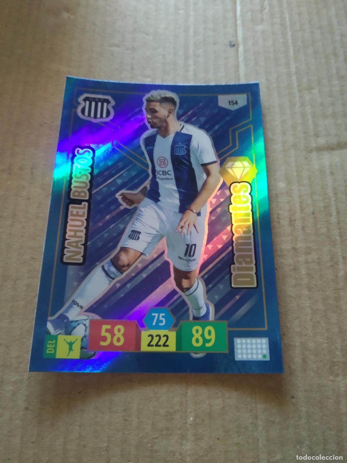 Cromos de Futebol: 154 NAHUEL BUSTOS TALLERES DIAMANTES CROMO FUTBOL ARGENTINO PANINI LIGA ARGENTINA 2020 ADRENALYN