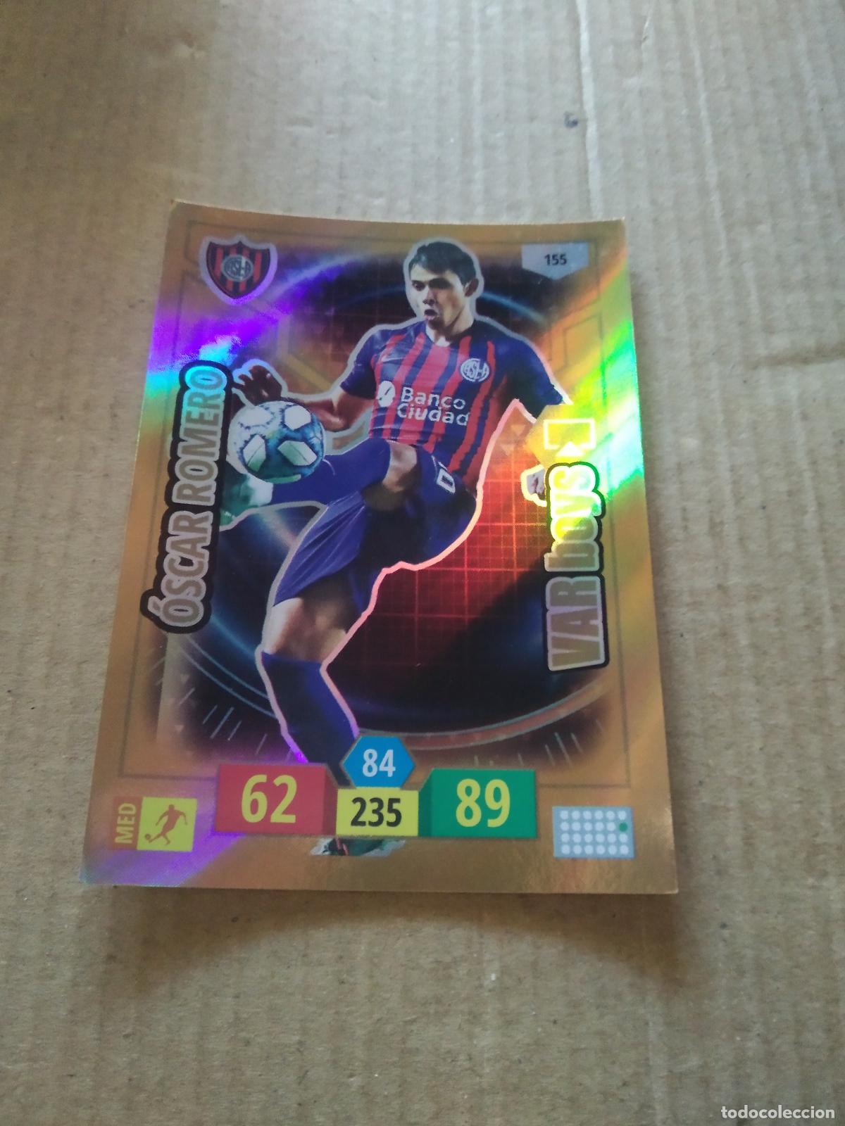 Cromos de Futebol: 155 OSCAR ROMERO SAN LORENZO VAR BOYS CROMO FUTBOL ARGENTINO PANINI LIGA ARGENTINA 2020 ADRENALYN